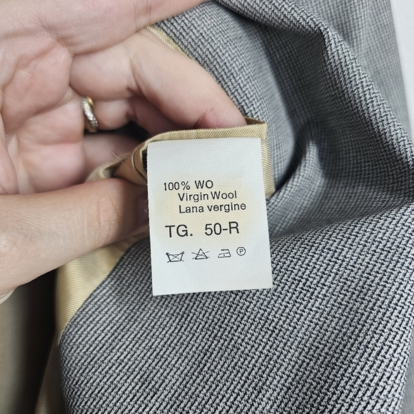 Milano Scala 100% Virgin Wool Untailored Pant Suit - Picture 12 of 14